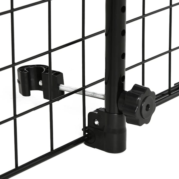 Hundgaller för bil - Säkerhetsgaller - Universell - Justerbart - Metall och plast - 152×30 cm - Svart