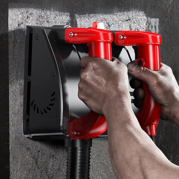 Vægsliber/Betonsliber - Elektrisk - 1200 W - 3000 omdr./min - 220 V 50 Hz - Dybdejustering 1–4 mm - 5,25 kg - Sort/Rød