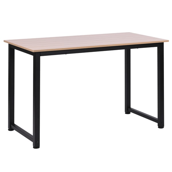 Skrivbord - Datorbord - Mått 120×60×76 cm - Rektangulärt - Justerbara fötter - Maxbelastning 100 kg - Montering krävs - Svart