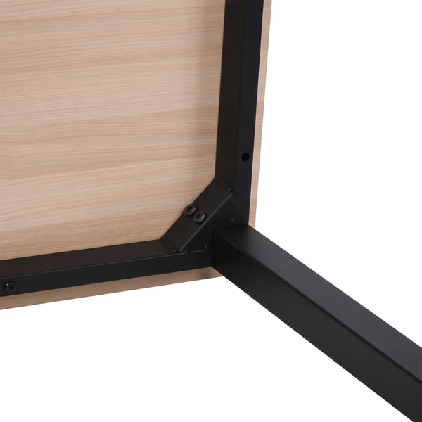 Skrivbord - Datorbord - Mått 120×60×76 cm - Rektangulärt - Justerbara fötter - Maxbelastning 100 kg - Montering krävs - Svart