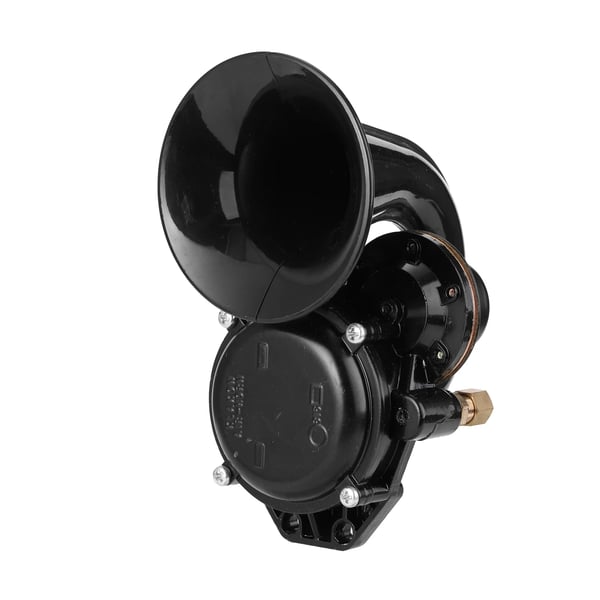 Lastbil Lufthorn - Tryklufthorn - 135 dB - 12/24 V - Elektrisk Ventil - Lav Profil - Til Bil & Lastbil