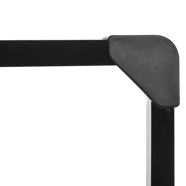 Basketbolltavla med korg - Väggmonterad - 113×61×73 cm - För barn och vuxna - Svart