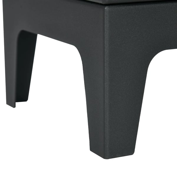 Etanolkamin - 7000 BTU - 1,2 L Tank - 39×26×54 cm - Svart