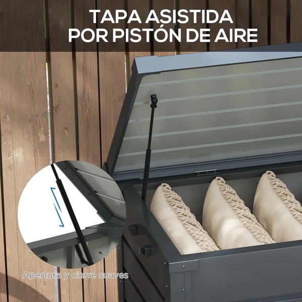 Trädgårdskista - Förvaringslåda för utomhus - Galvaniserat stål - 120x62x66 cm - Grön