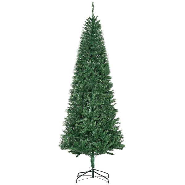Konstgjord julgran - Med stativ - Höjd 210 cm - Med 865 grenar - PVC - Ljusgrön