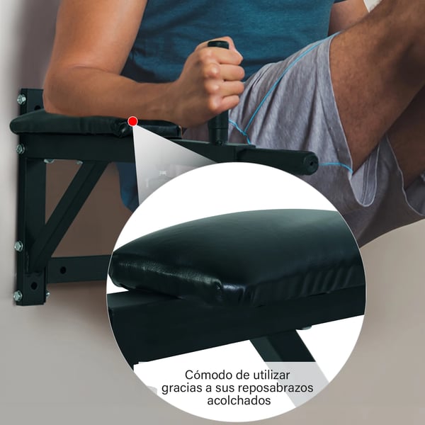 Chinsstång / Pull Up Bar - Väggmonterad - Styrketräning - Armträning - Hemmagym - Chins & Pull-ups