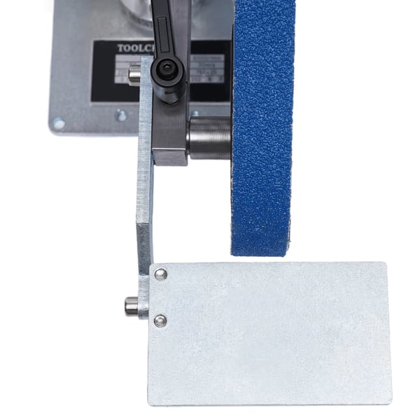 Elektrisk mini båndsliber - Båndslibemaskine sæt - 220V - 550W - Børsteløs motor - 5000 rpm - 30 m/s - 762x25 mm - Sort