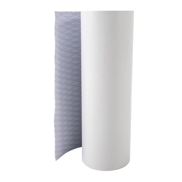 EVA Bådgulvmåtte - Dækmåtte - Skridsikker - Blød - 230 x 55 cm - Til Båddæk & Fiskebåd - Grå