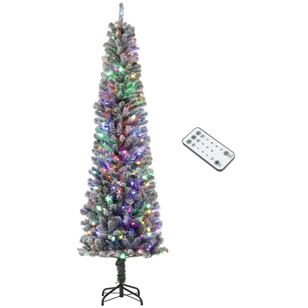 Konstgjord julgran - Förbelyst LED - 225 cm - 220 LED-lampor - 519 grenar - Grön