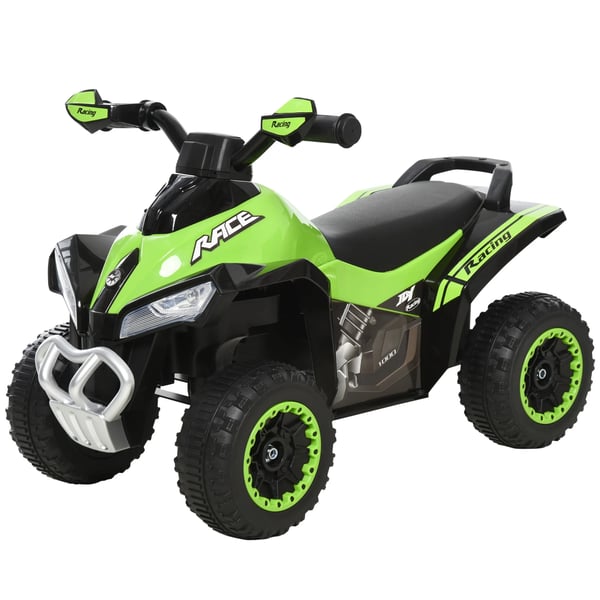 ATV Quad för barn - Gåbil/Ride-on - Från 18 månader - Med ljus och musik - Max 20 kg - 67,5×38×44 cm - Grön