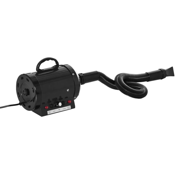 Hundfön - Hundtork - 2800 W - Justerbar temperatur - Justerbart luftflöde - Svart