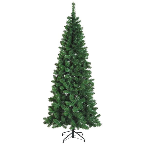 Konstgjord julgran - 210 cm - Flamskyddad - 631 grentoppar - PVC - Olivgrön