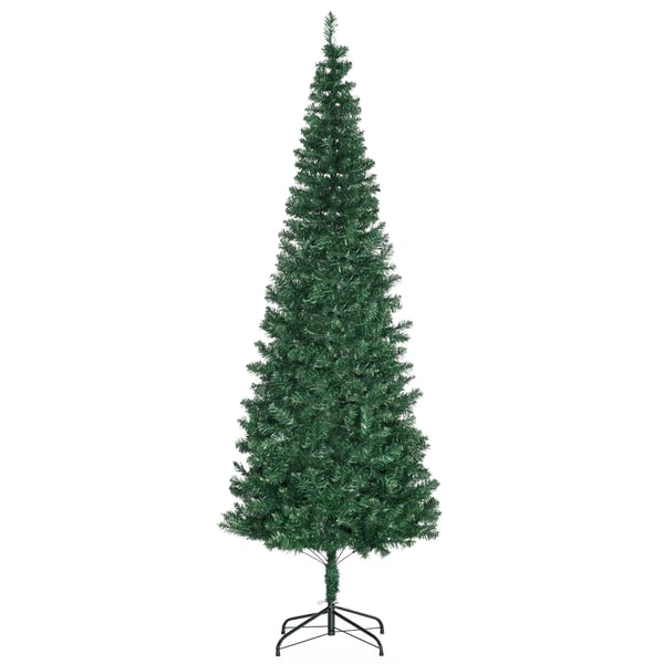 Konstgjord julgran - 210 cm - Flamskyddad - 631 grentoppar - PVC - Olivgrön