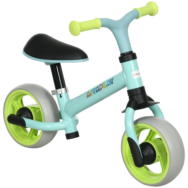 Balanscykel för barn - Cykel utan pedaler - 18–48 månader - 2 hjul - Metallram - 66,5×34×47 cm - Grön