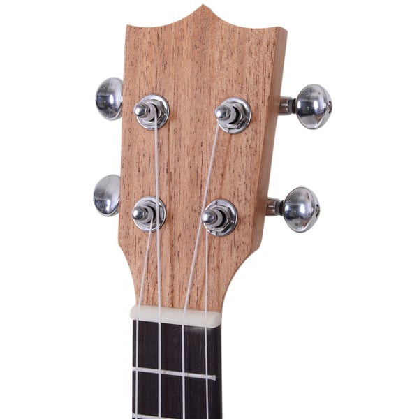Ukulele - Sopran 53 cm - För Nybörjare - Sapele-kropp & Greppbräda - Lönn baksida/sidor - Nylonsträngar - 12 band