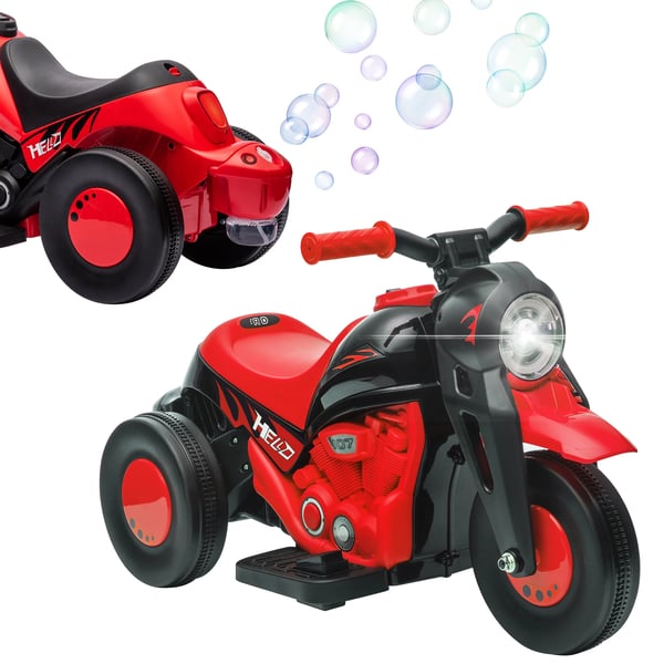 Elmotorcykel för barn - Ride-on motorcykel - Bubbelfunktion - Från 2 år - Grön