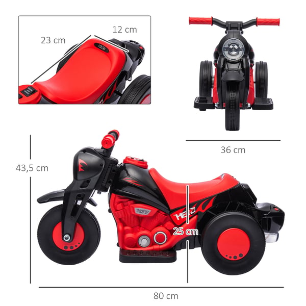 Elmotorcykel för barn - Ride-on motorcykel - Bubbelfunktion - Från 2 år - Grön