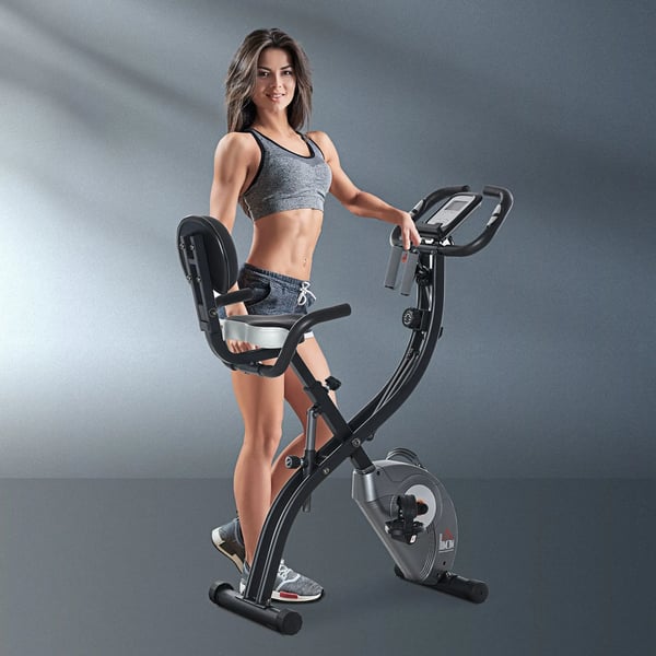 Motionscykel - Träningscykel - Justerbart Motstånd - Svänghjul 1,5 kg - Utan Skärm - Utan Bluetooth - Med Högtalare