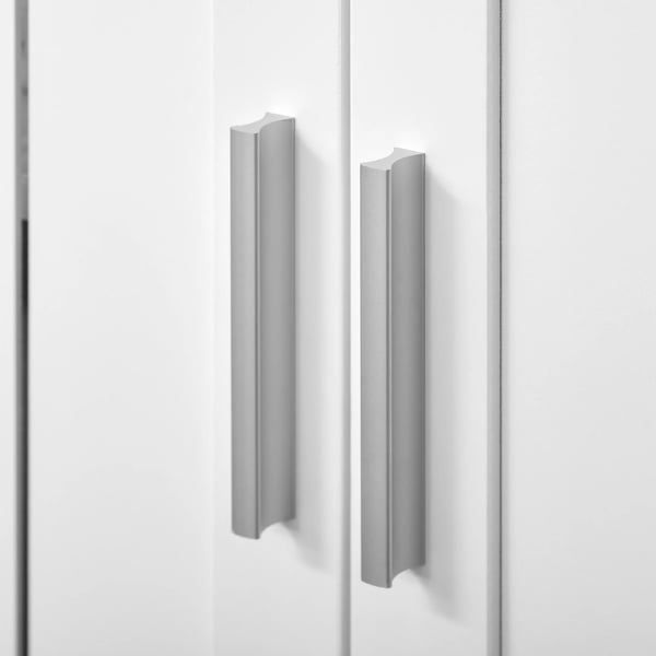 Badrumsskåp - Tvättställsskåp - 2 Dörrar - Justerbar Hylla - 60x30x60 cm - PVC - Montering Krävs - Vit