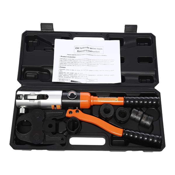 Hydraulisk Rørpresstang - CW-1632 Pressværktøj - TH-Pressbakker - Til Rør og Fittings - Manuel - Orange