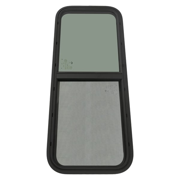 Autocamper/Campingvogn Sidevindue - Skydevindue - 1000 x 400 mm - Vandret Åbning - Universal Pasform - Montering