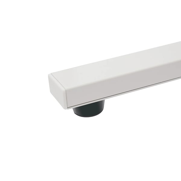 Håndklædetørrer - Fritstående elektrisk gulvmodel - Termostatstyring - Digital touchdisplay - 220V - EU-stik - Hvid