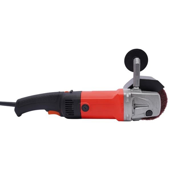 1580 W satineringsmaskine, børstesliber med tromlebørste, 220 V, polering, sort