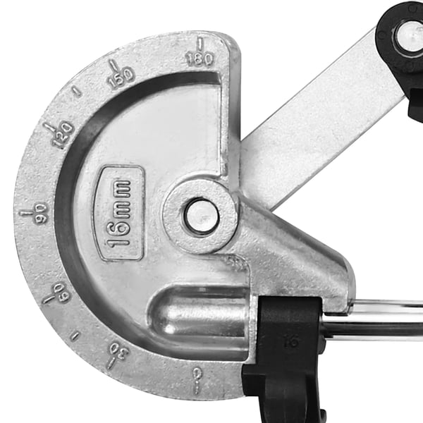 Rørbukker - Håndværktøj - 180° bøjning - Til 1,6 cm rør - Manuel - Kraftig - Aluminium- og zinklegering - Andre farver