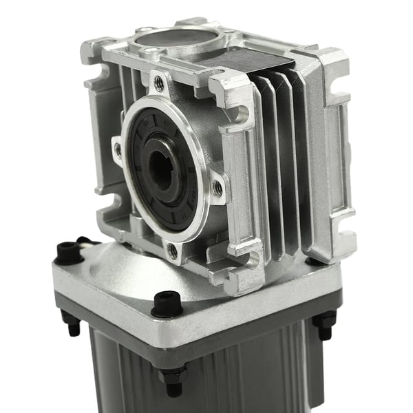 Matovaihdemoottori - RV30 - 120 W - 80K välitys - Suuri vääntömomentti - Nopeudensäädin - 220V AC - Malli M120A-502 - Harmaa