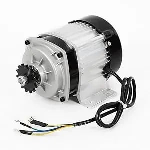 Børsteløs elmotor 48V DC 750W, motorsæt med controller, til elscooter/el-trehjuler/vogn, sølv