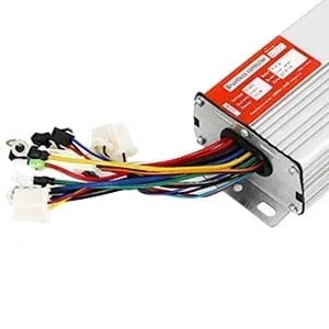 Børsteløs elmotor 48V DC 750W, motorsæt med controller, til elscooter/el-trehjuler/vogn, sølv