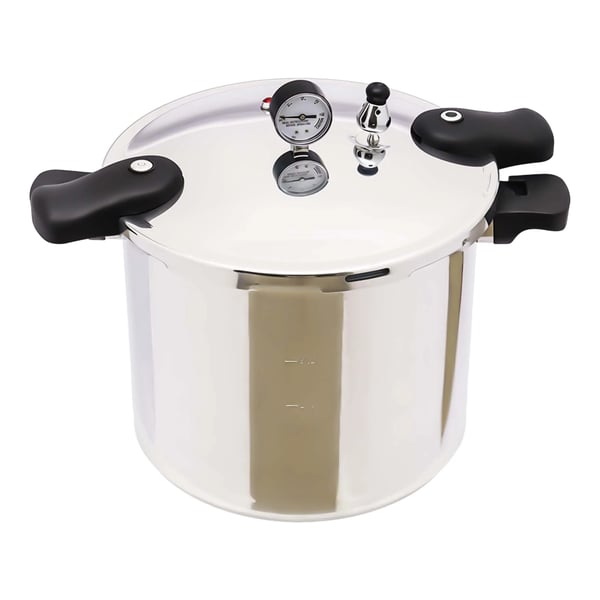 Trykkoger - Mekanisk model - Ø32 cm - 90 kPa - Aluminiumlegering - Til ris/korn - 4 kg - Lysegrå