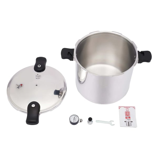 Trykkoger - Mekanisk model - Ø32 cm - 90 kPa - Aluminiumlegering - Til ris/korn - 4 kg - Lysegrå