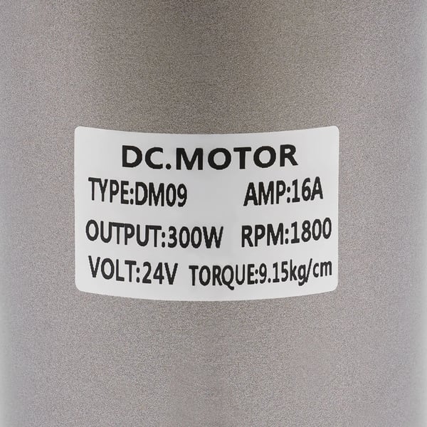 Matoruuvivaihdemoottori - NLRV - 300 W - 24 V DC - Säädettävä nopeus - Itsejarruttuva - 1800 RPM - Hopea