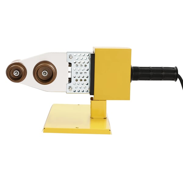 Plastrørsvejser - Rørsvejsemaskine - 800W - 20–63 mm - 220V - EU-stik - Gul