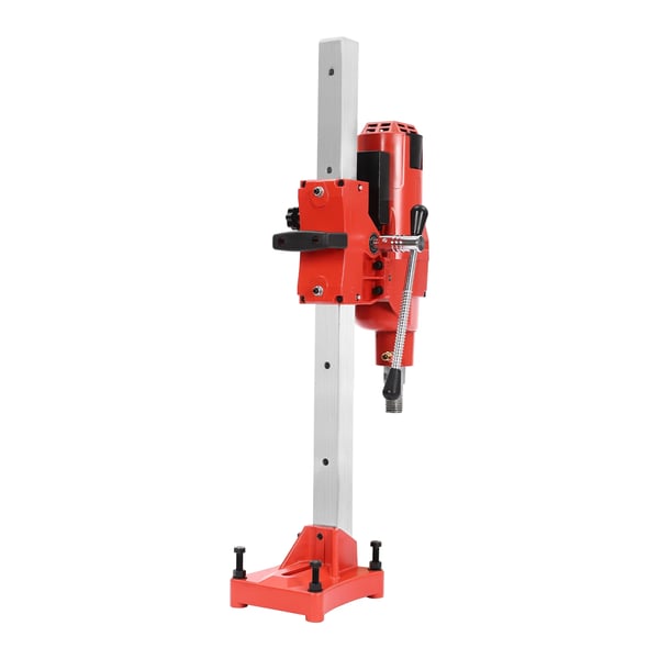 Diamant kerneboremaskine - OB-255 - Effekt 4250 W - Max Ø 255 mm - Vådboring - Med borestativ - Spænding 220 V AC - EU-stik - Rød