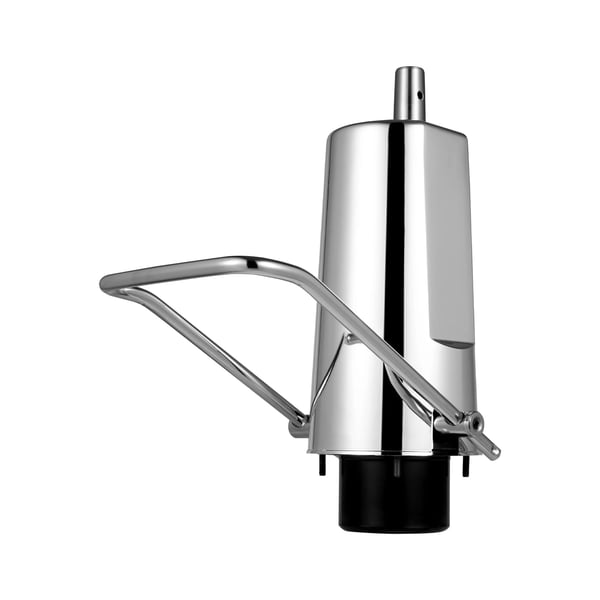 Hydraulikpumpe til barberstol, erstatningspumpe, højdejusterbar, kapacitet 200 kg (440 lbs), sølv