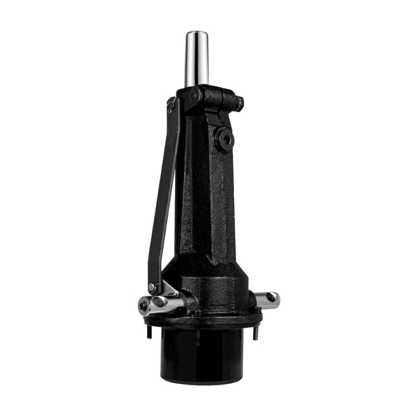 Hydraulikpumpe til barberstol, erstatningspumpe, højdejusterbar, kapacitet 200 kg (440 lbs), sølv