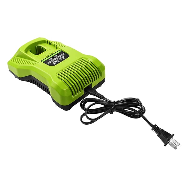 Til Ryobi One+ 18V Li-ion, batteriadapter og enkel oplader 6A, rød, kompatibel med P107 RB18L50 RB18L20 P108