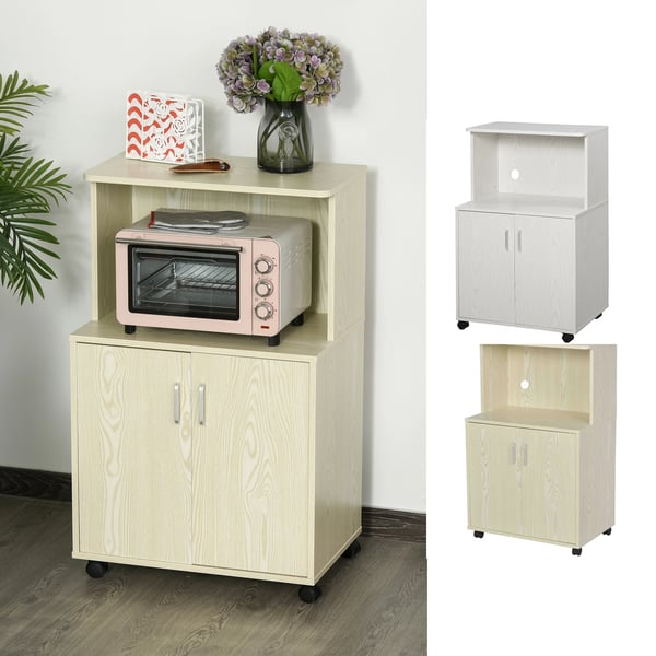 Sideboard skänk - Vardagsrumsskåp - Justerbar hylla - Förvaring - Montering krävs