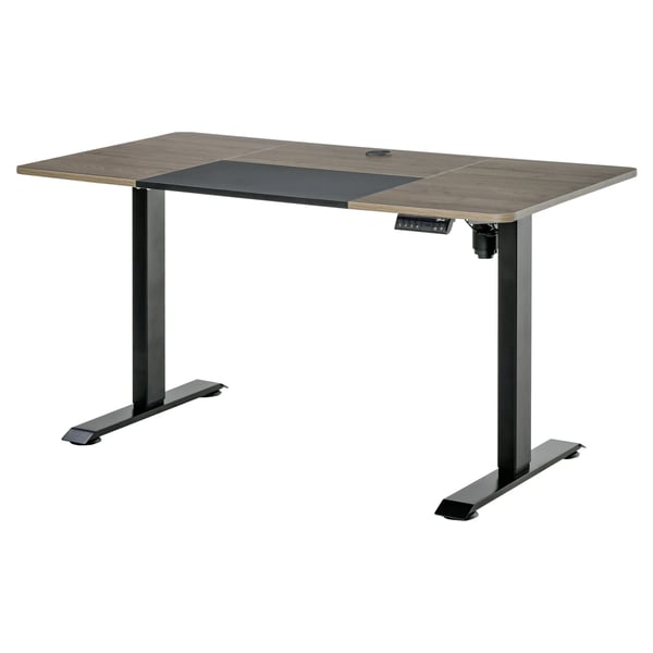 Elektriskt höj- och sänkbart skrivbord - Datorbord - 140×70 cm - 72–116 cm - 4 minnesknappar - Rektangulärt - Montering