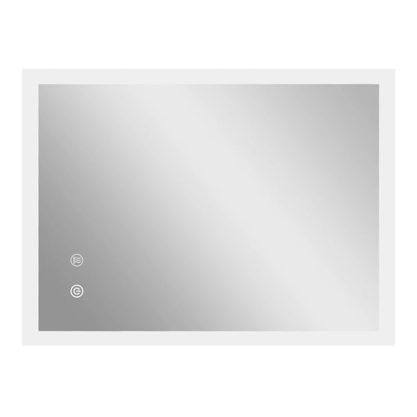 Badrumsspegel - LED-spegel - Imfri - Bakbelyst - 70x50x3 cm - Glas och Metall - Silver