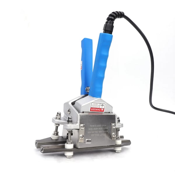 Käsikäyttöinen kuumasaumaaja - FKR-200 pussinsulkija - 10 mm raidallinen sauma - 20 cm saumauspituus - 0–250°C - 220V 300W