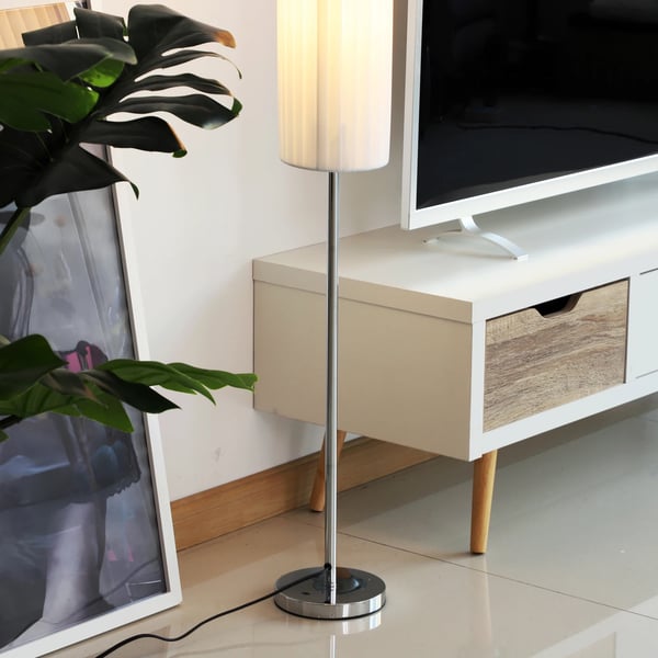 Modern Golvlampa - E27 Sockel - Fjärrkontroll - 31–40 W - 1 Ljuskälla - Lampa Ingår Ej - 220–240 V