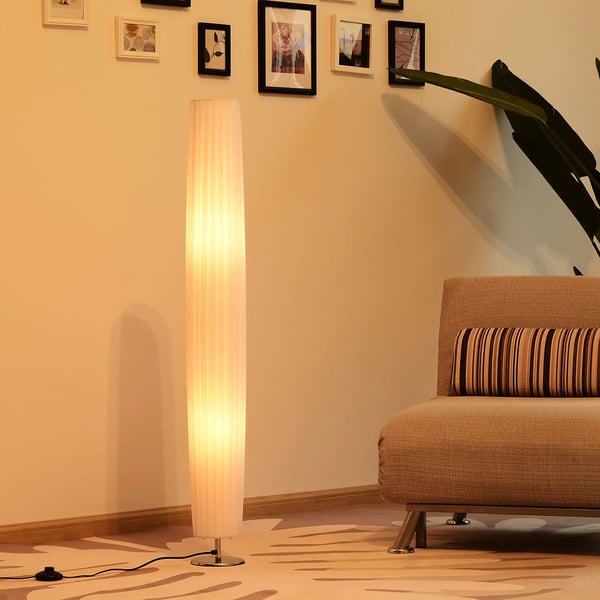 Modern lampa - Golvlampa - Stålbas - 120 cm Höjd - 249–2000 lm - Nätström (AC) - För vardagsrum & sovrum