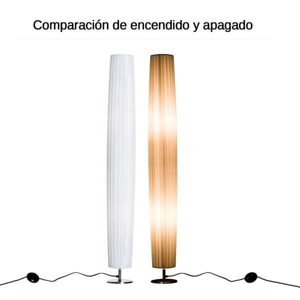 Modern lampa - Golvlampa - Stålbas - 120 cm Höjd - 249–2000 lm - Nätström (AC) - För vardagsrum & sovrum