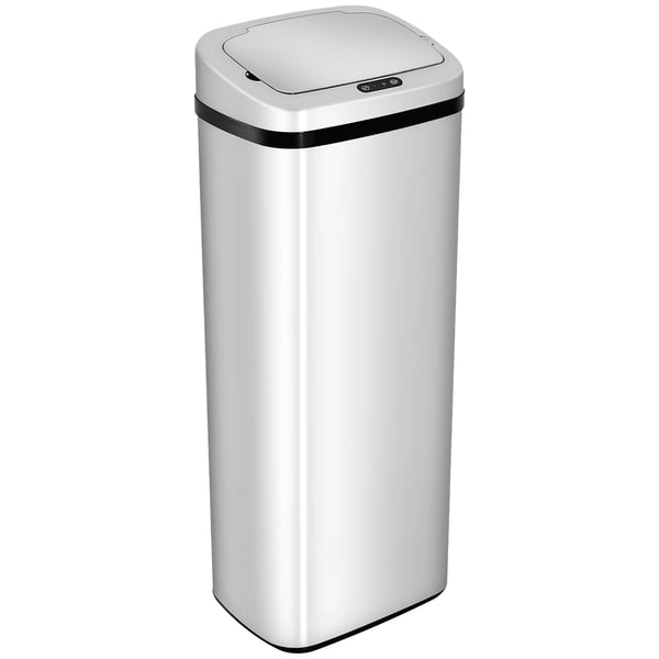 Smart Papperskorg - Soptunna med Sensor - 50 L - Automatisk Öppning - Beröringsfri - Lukt- och Lufttät