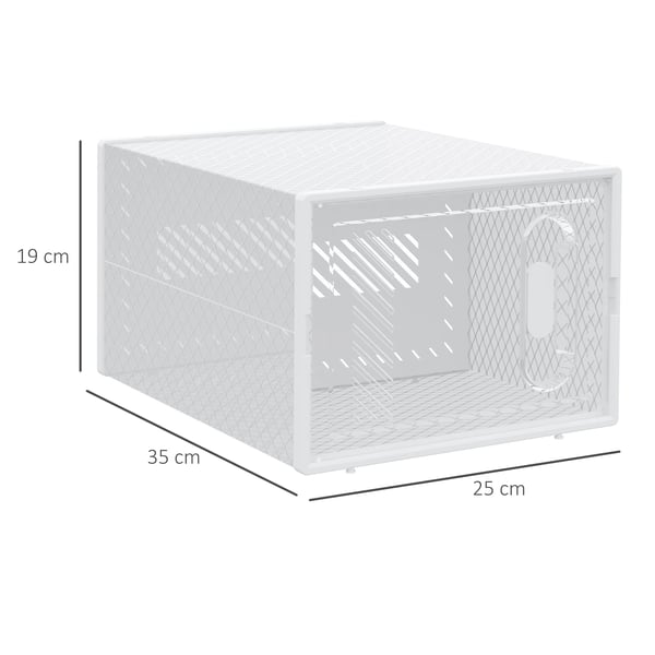 Modulärt klädskåp - Sovrumsgarderob - 8 fack - Dörrar med magnetlås - Plast - 25x35x19 cm
