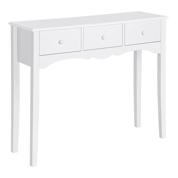 Hallbord - Konsolbord - 3 Lådor - 100x32x85 cm - För Entré/Vardagsrum - Montering Krävs