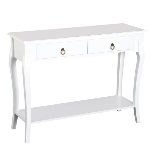 Hallbord - Konsolbord - 3 Lådor - 100x32x85 cm - För Entré/Vardagsrum - Montering Krävs